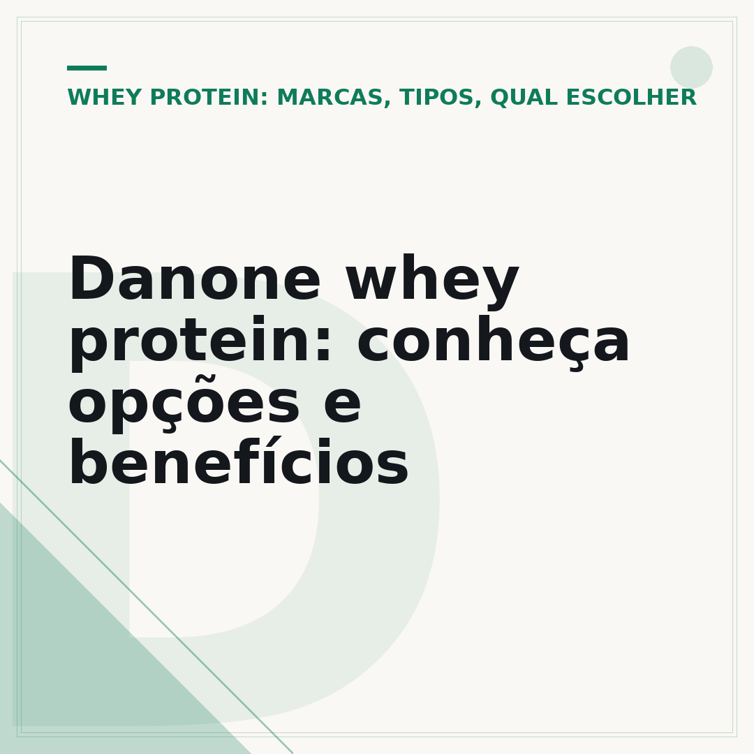 Danone whey protein: conheça opções e benefícios