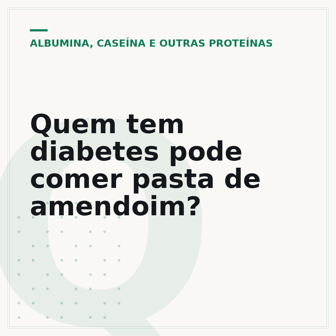 Quem tem diabetes pode comer pasta de amendoim?