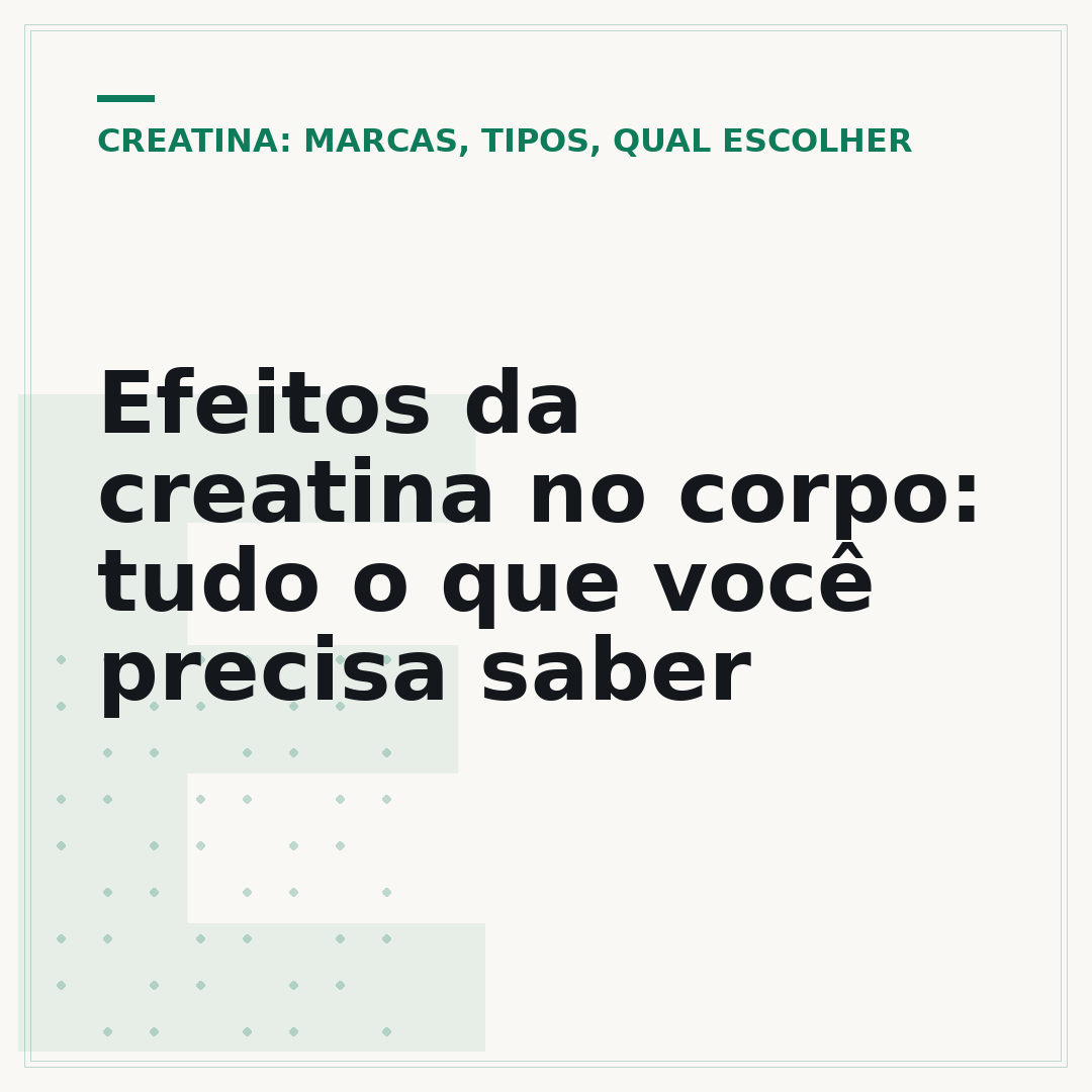 Efeitos da creatina no corpo: tudo o que você precisa saber