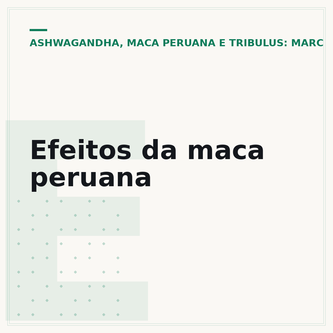Efeitos da maca peruana