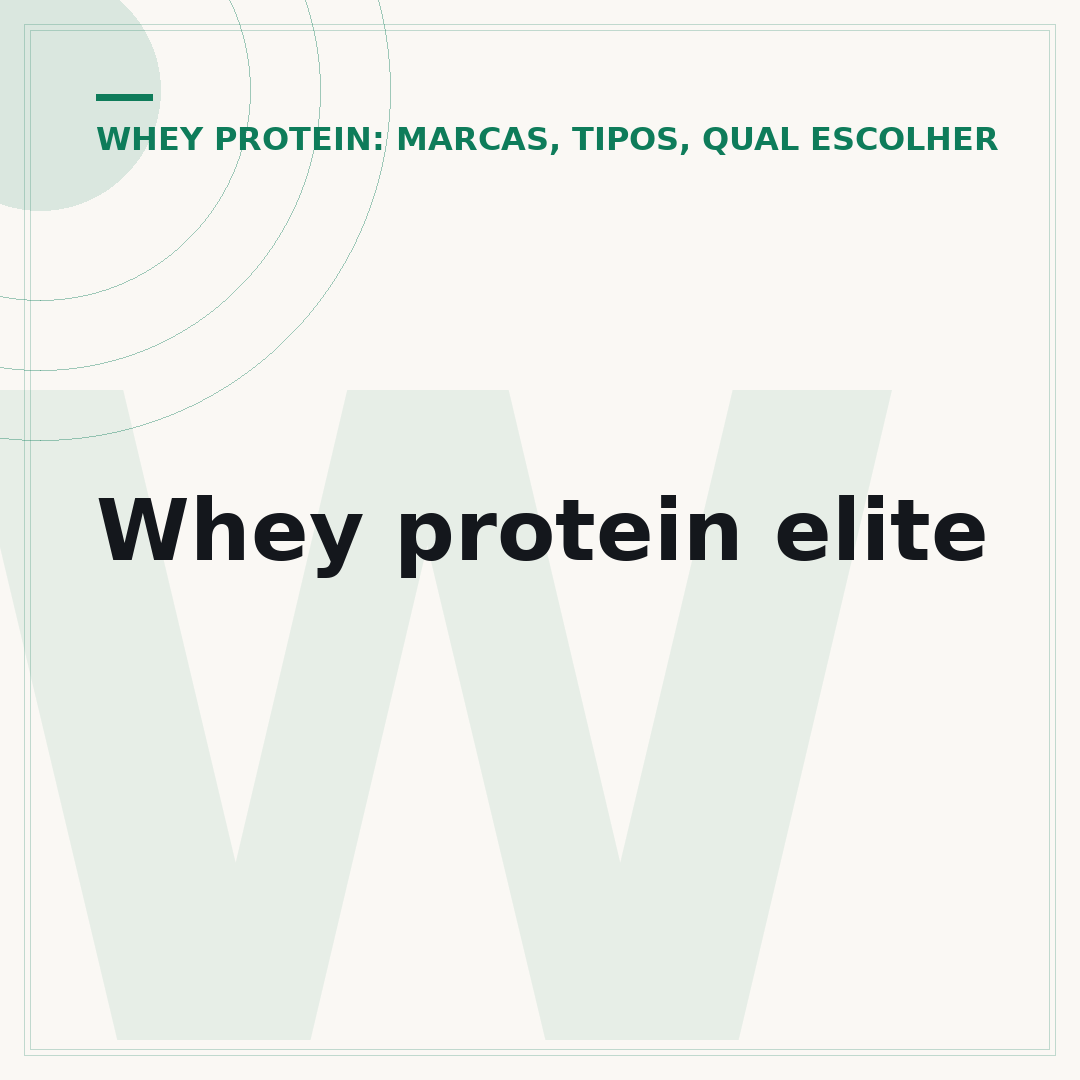 Whey protein elite