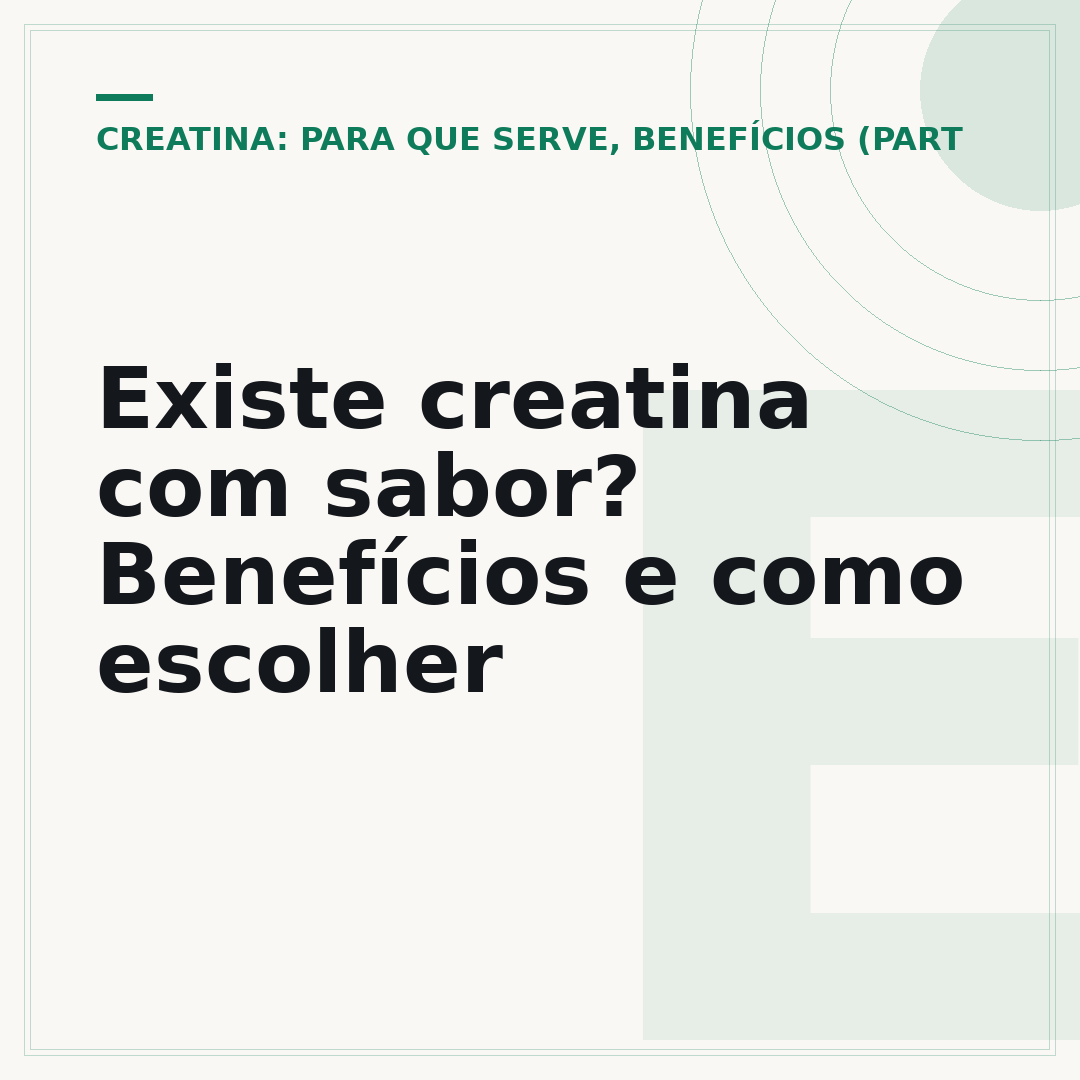 Existe creatina com sabor? Benefícios e como escolher