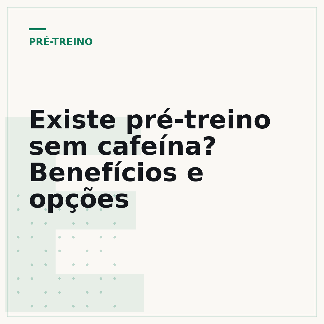 Existe pré-treino sem cafeína? Benefícios e opções