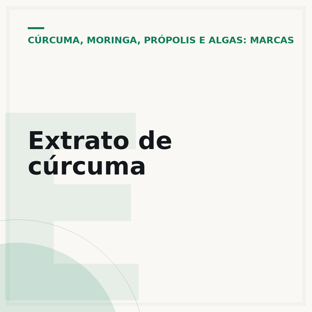 Extrato de cúrcuma