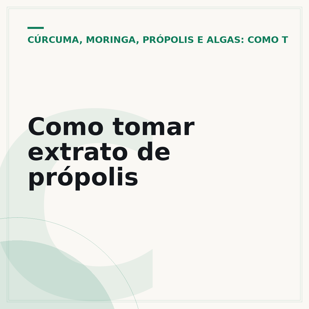 Como tomar extrato de própolis