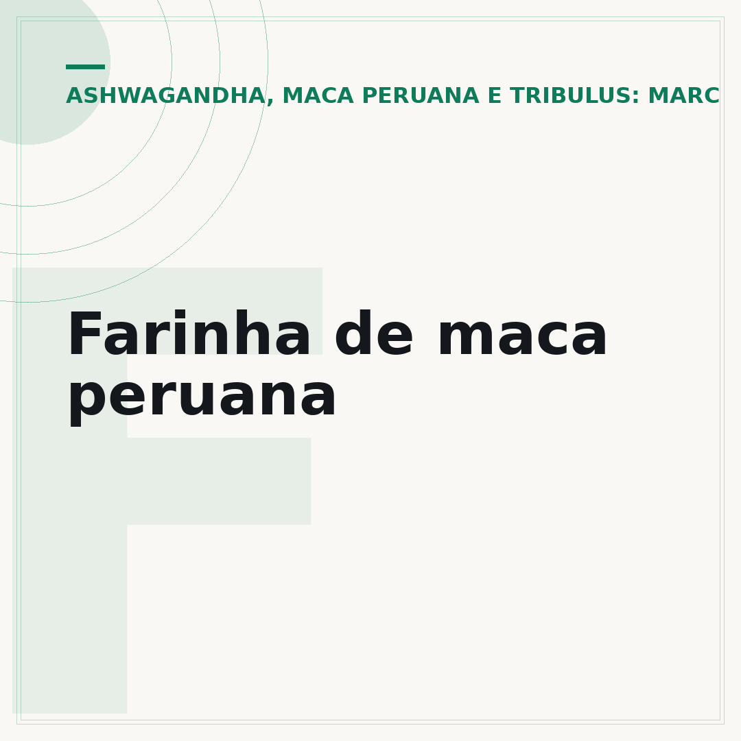Farinha de maca peruana