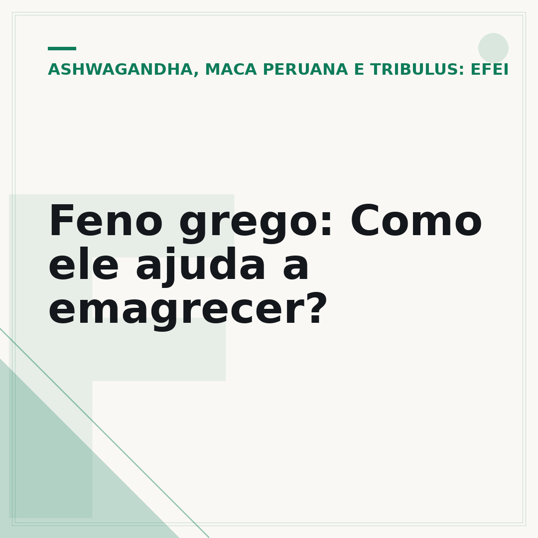 Feno grego: Como ele ajuda a emagrecer?