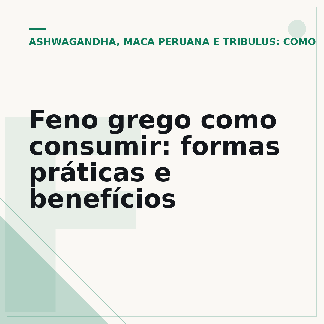 Feno grego como consumir: formas práticas e benefícios