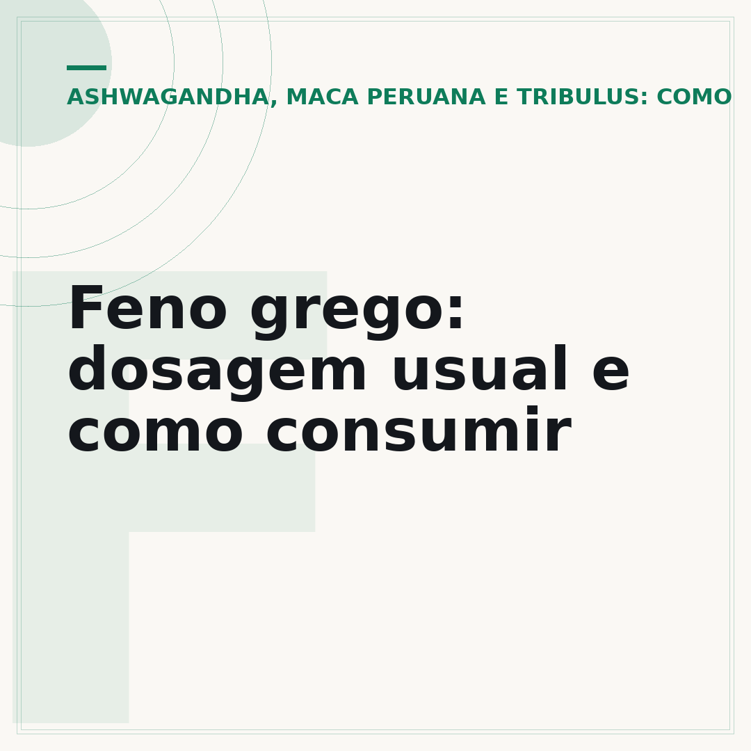 Feno grego: dosagem usual e como consumir