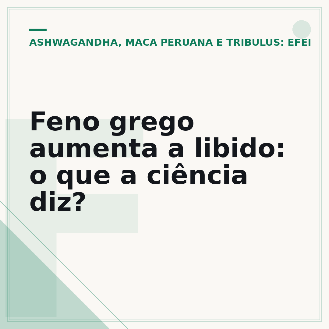 Feno grego aumenta a libido: o que a ciência diz?