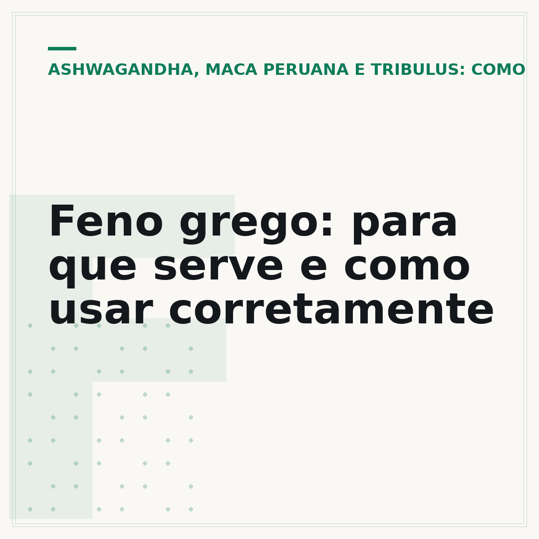 Feno grego: para que serve e como usar corretamente