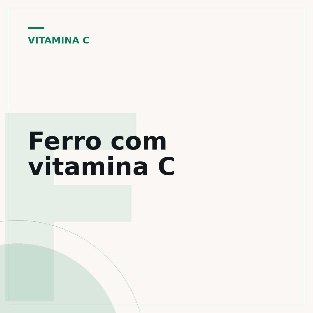 Ferro com vitamina C