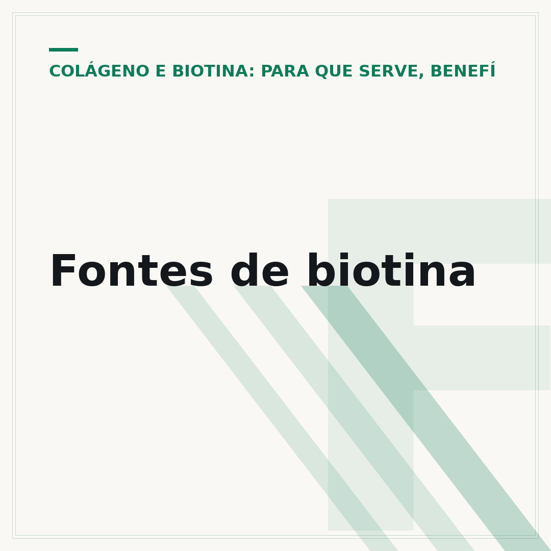 Fontes de biotina