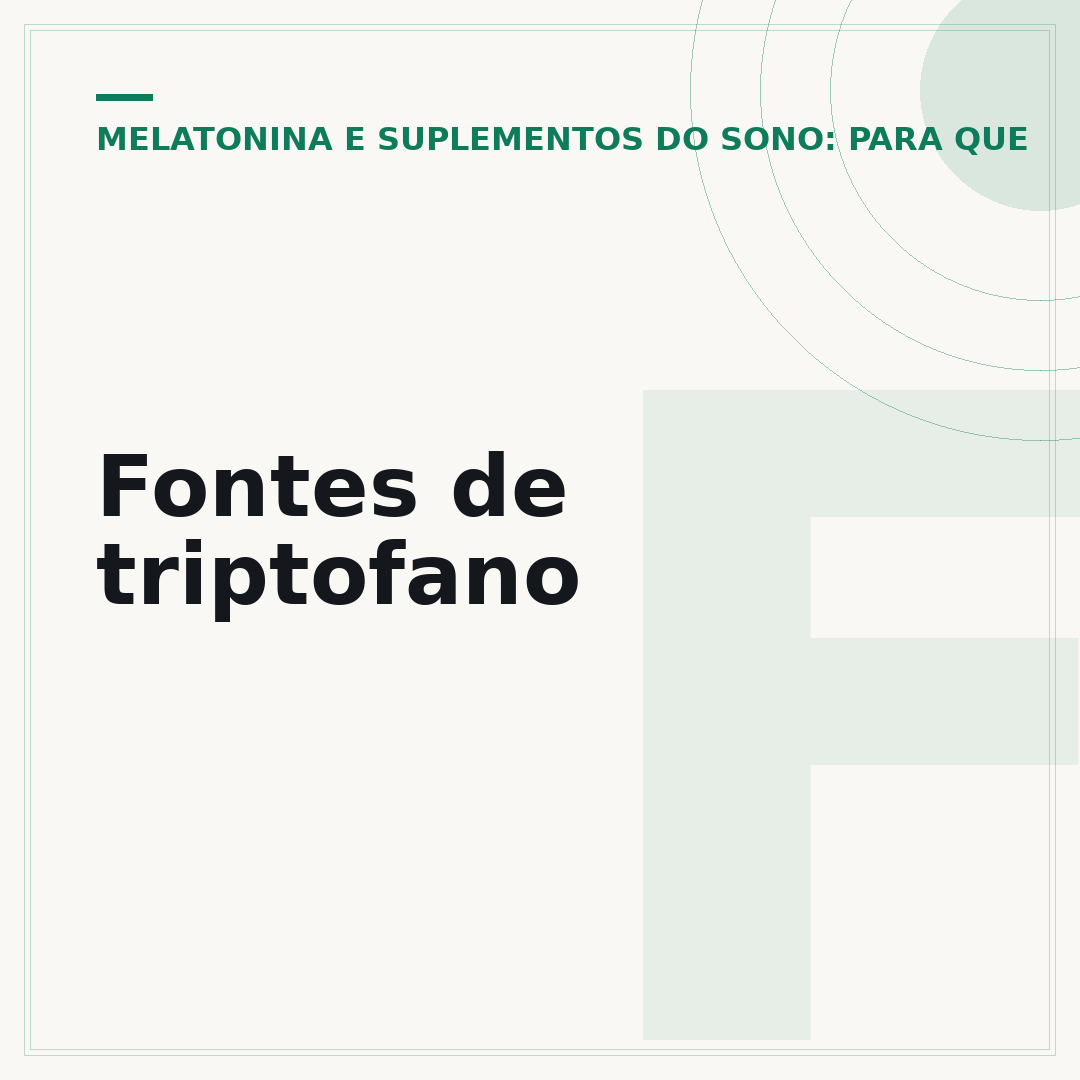 Fontes de triptofano