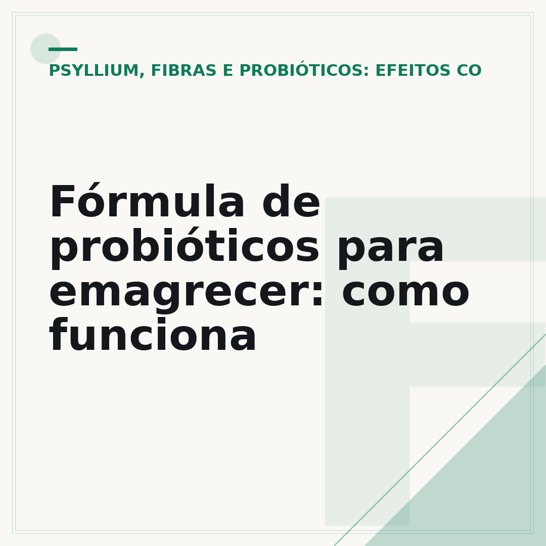 Fórmula de probióticos para emagrecer: como funciona