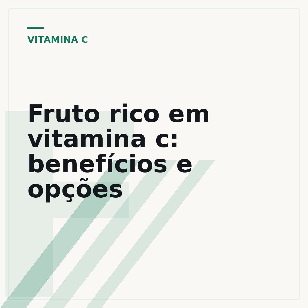 Fruto rico em vitamina c: benefícios e opções