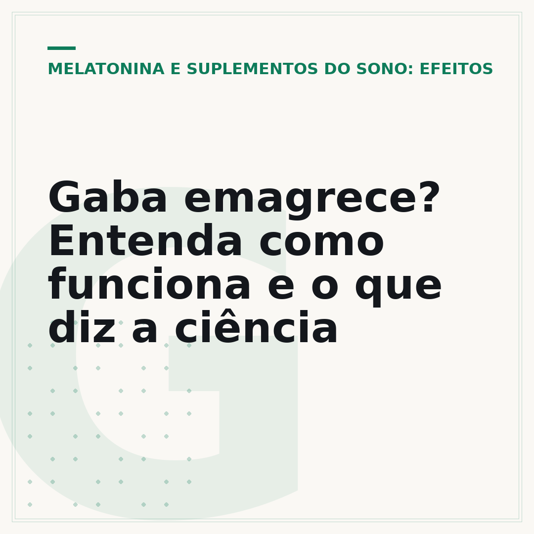 Gaba emagrece? Entenda como funciona e o que diz a ciência