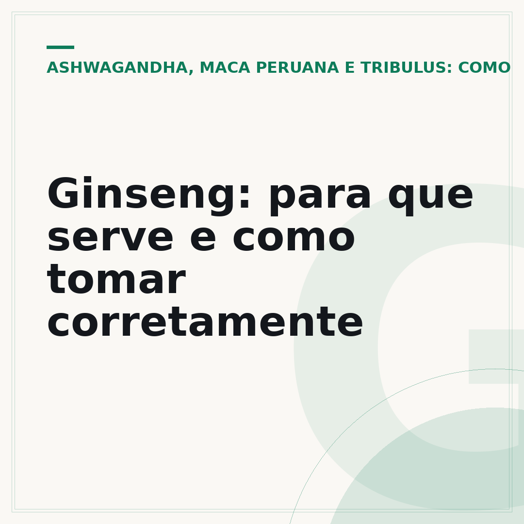 Ginseng: para que serve e como tomar corretamente
