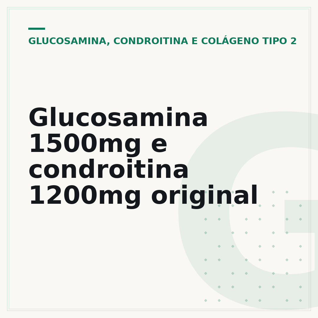 Glucosamina 1500mg e condroitina 1200mg original