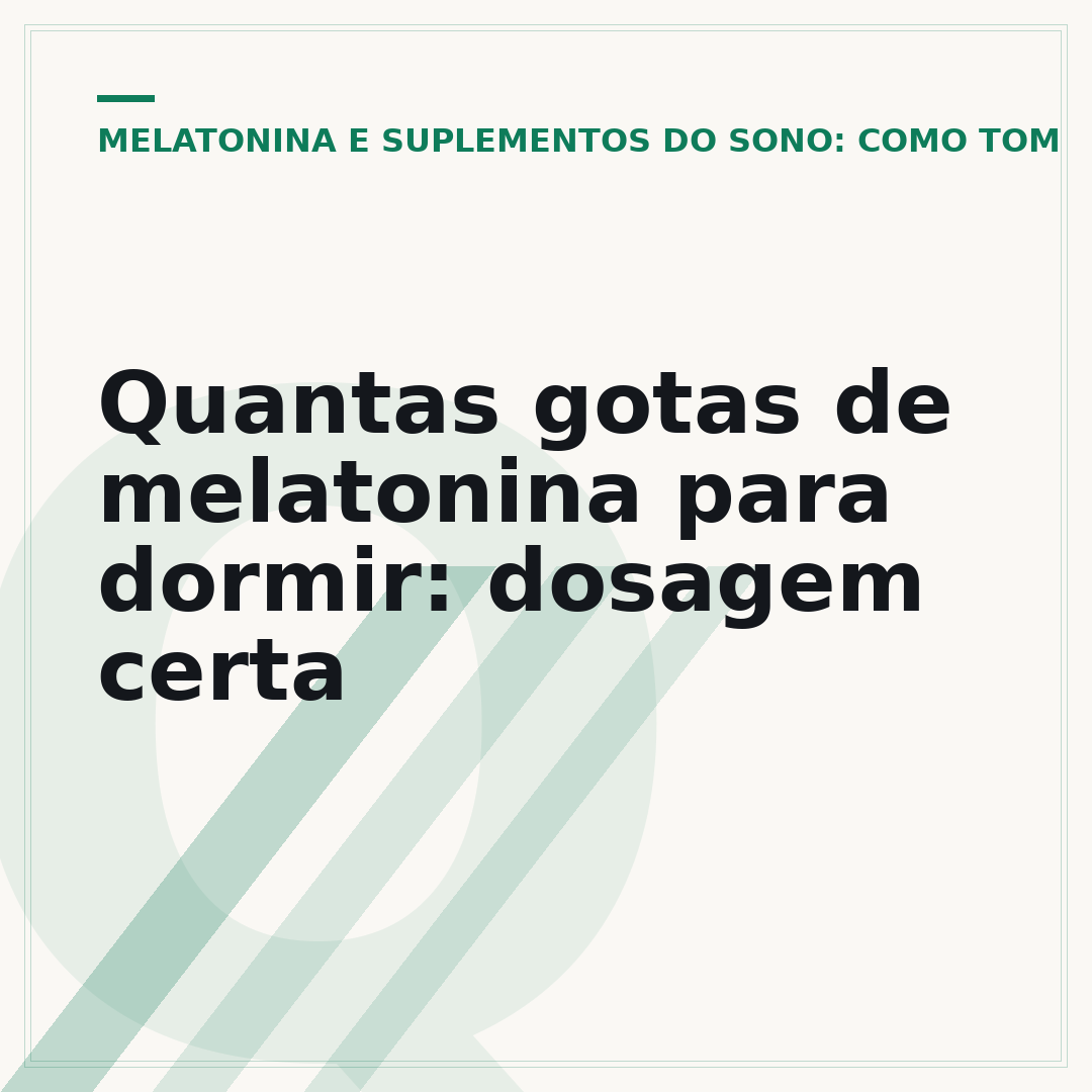 Quantas gotas de melatonina para dormir: dosagem certa