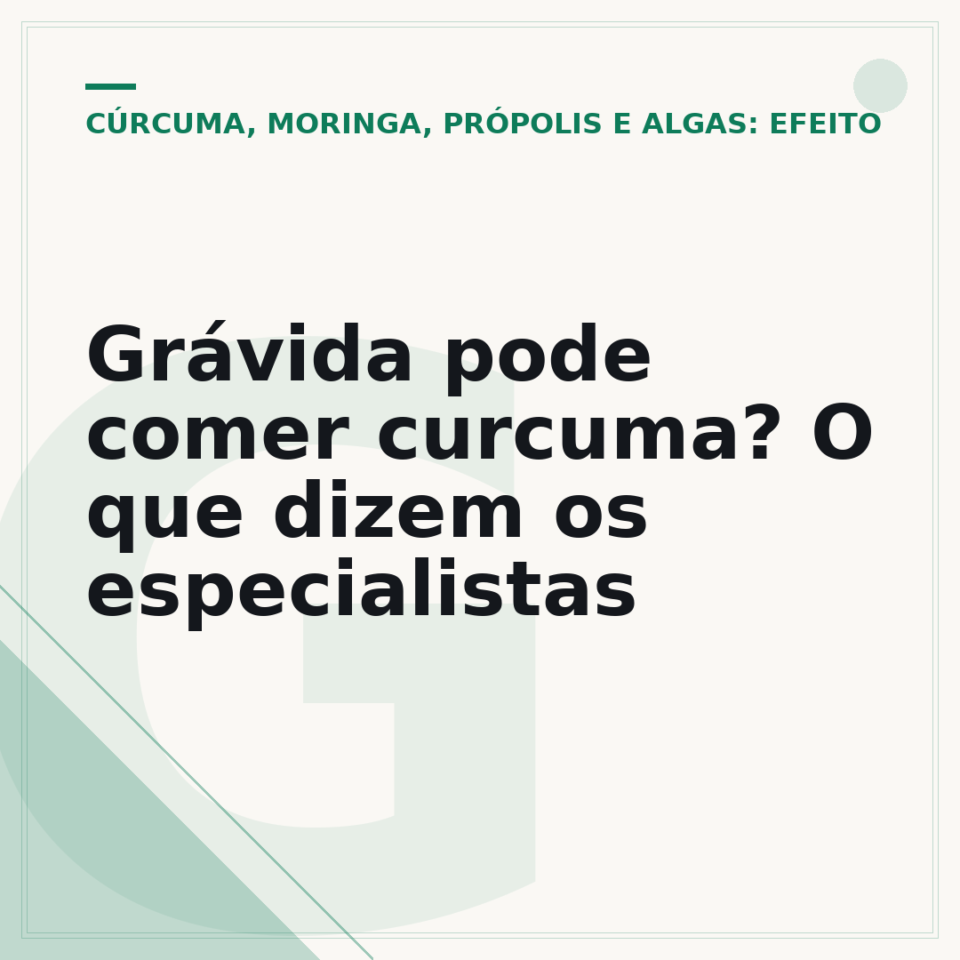 Grávida pode comer curcuma? O que dizem os especialistas