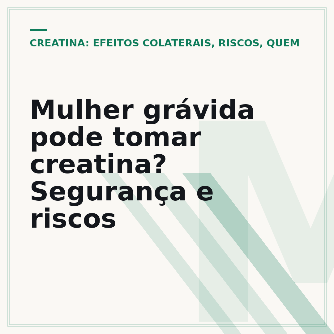 Mulher grávida pode tomar creatina? Segurança e riscos