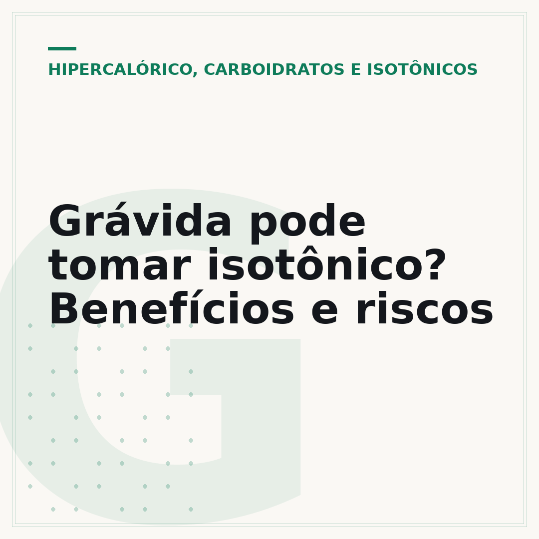 Grávida pode tomar isotônico? Benefícios e riscos