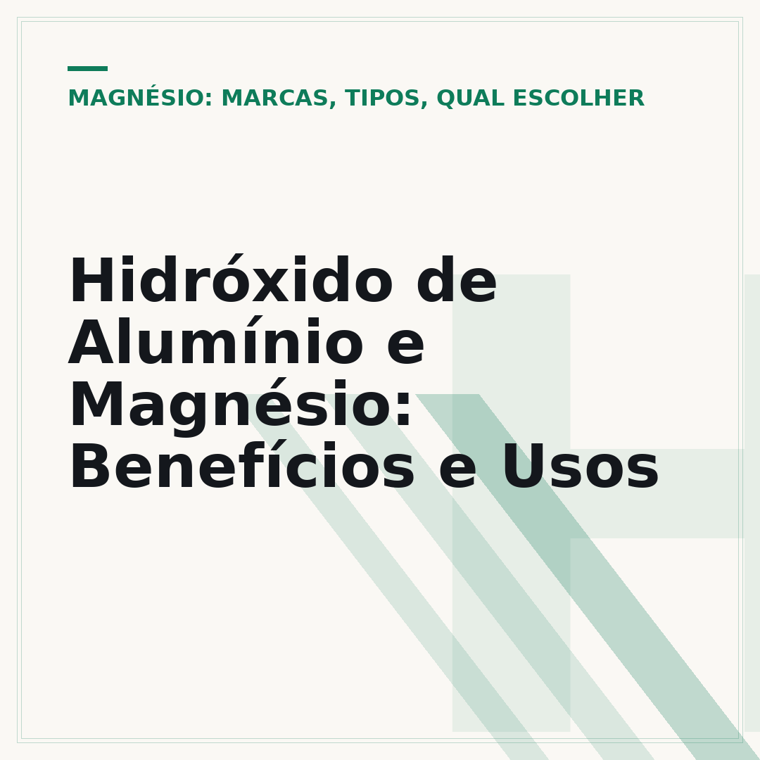 Hidróxido de Alumínio e Magnésio: Benefícios e Usos