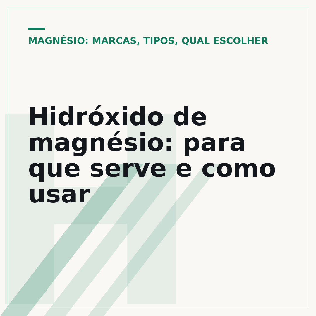 Hidróxido de magnésio: para que serve e como usar