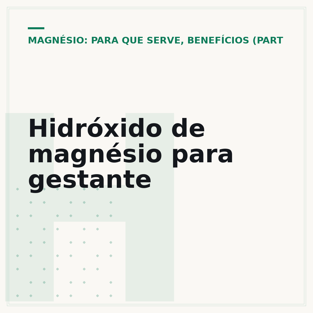 Hidróxido de magnésio para gestante