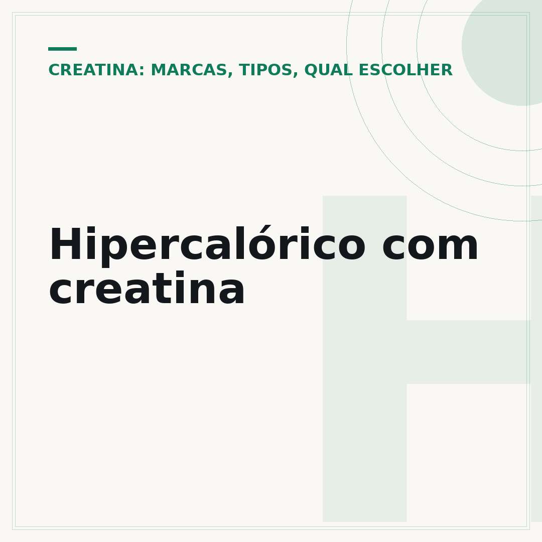 Hipercalórico com creatina