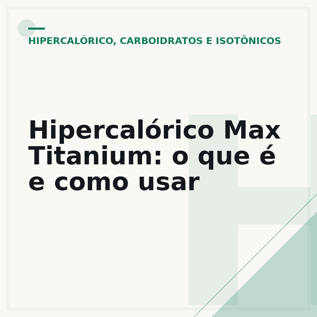 Hipercalórico Max Titanium: o que é e como usar