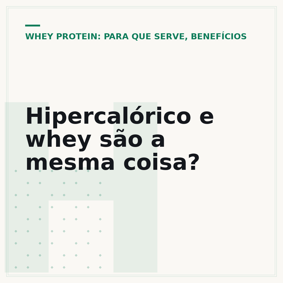Hipercalórico e whey são a mesma coisa?