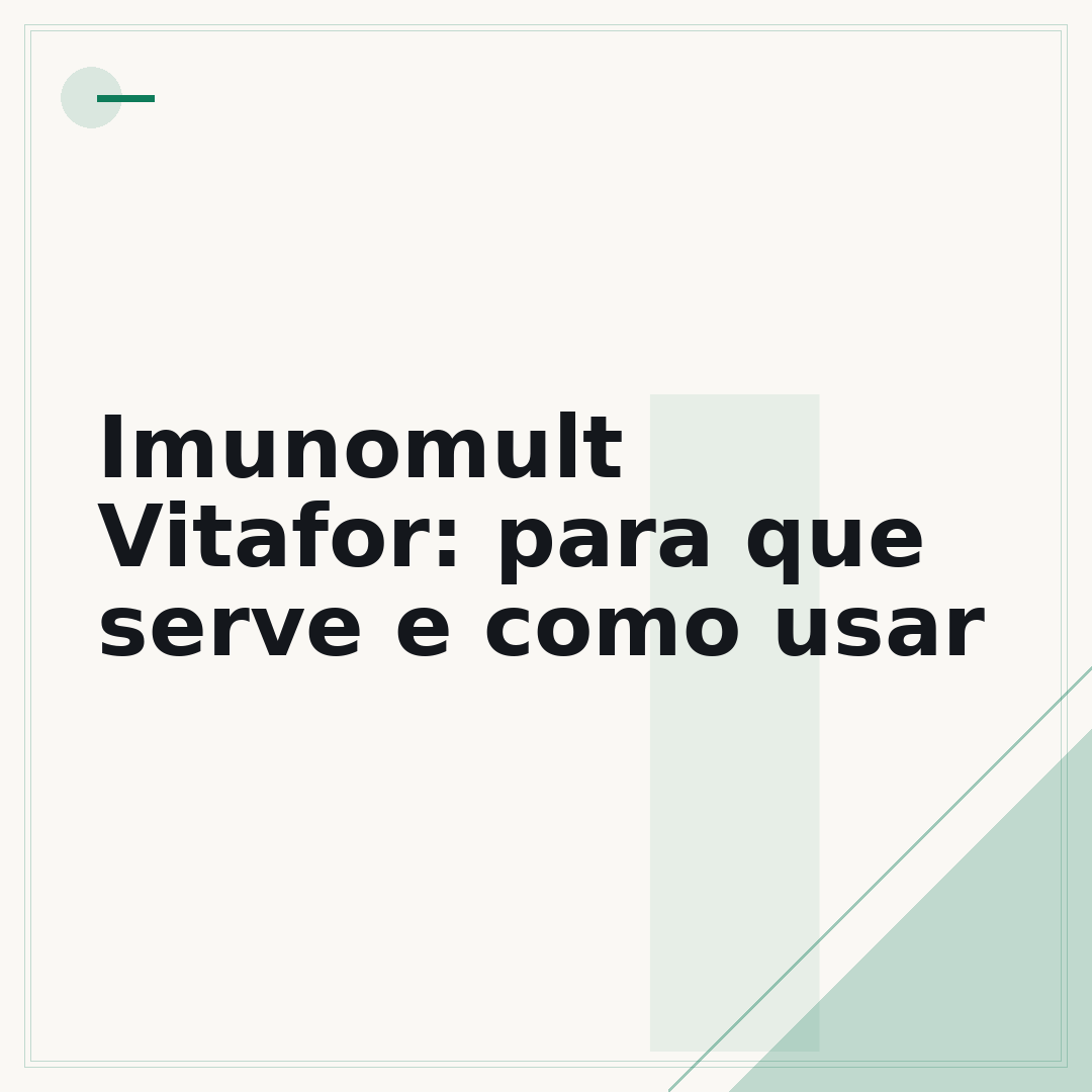 Imunomult Vitafor: para que serve e como usar