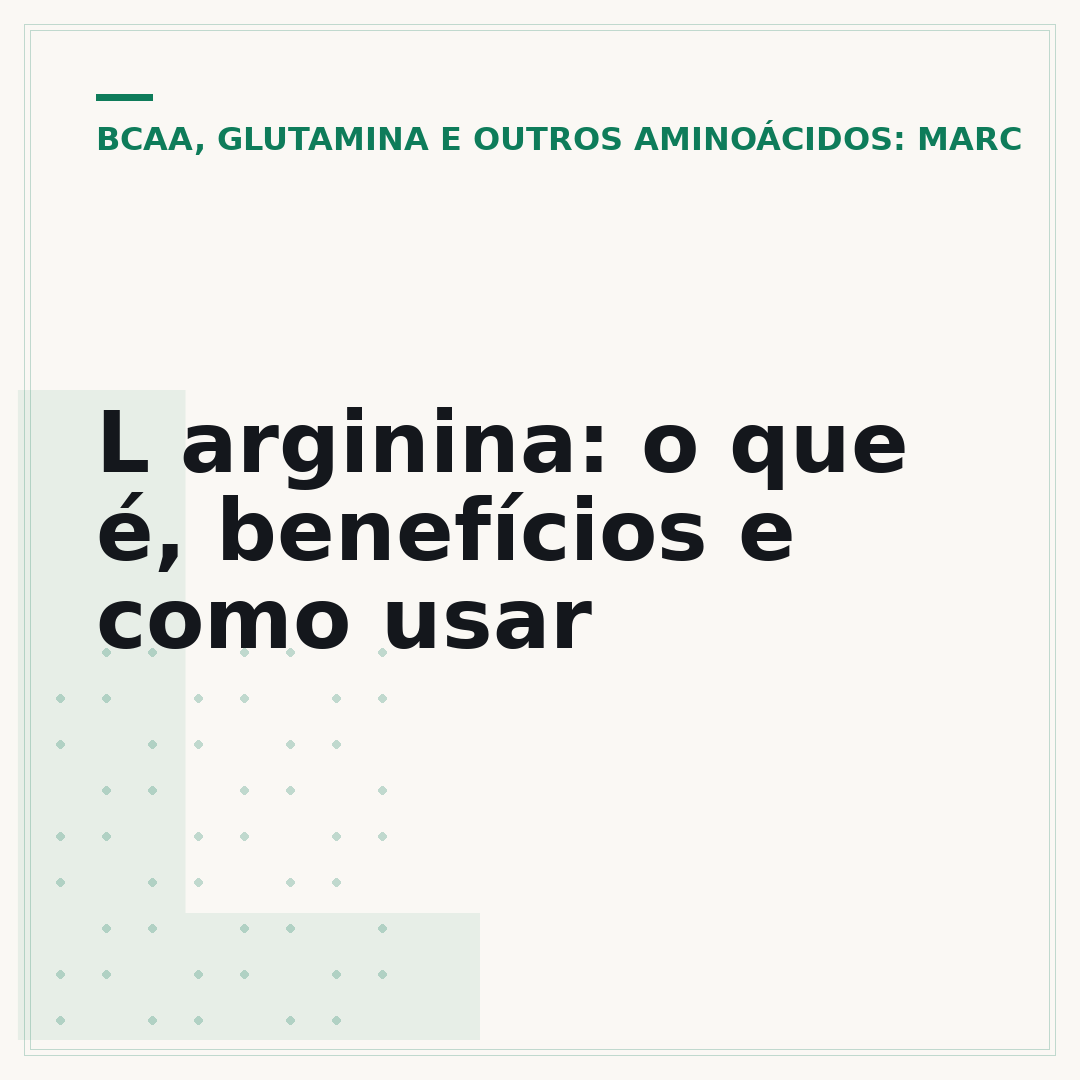 L arginina: o que é, benefícios e como usar