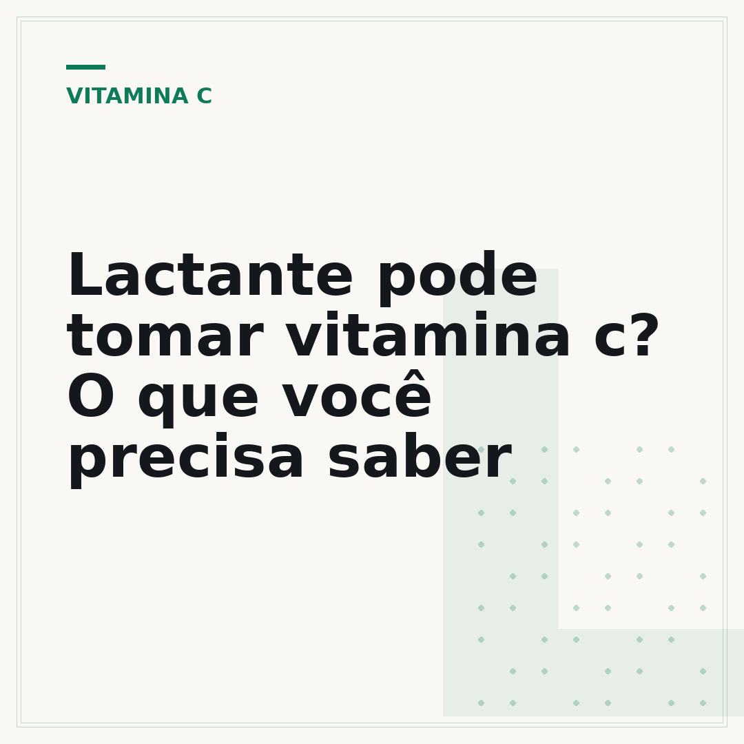 Lactante pode tomar vitamina c? O que você precisa saber