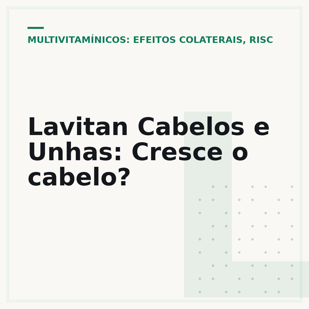 Lavitan Cabelos e Unhas: Cresce o cabelo?