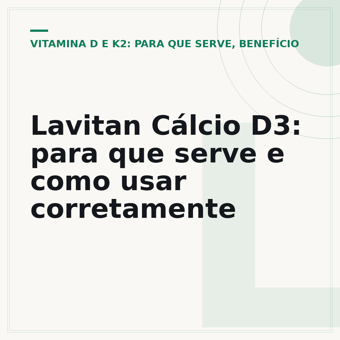Lavitan Cálcio D3: para que serve e como usar corretamente
