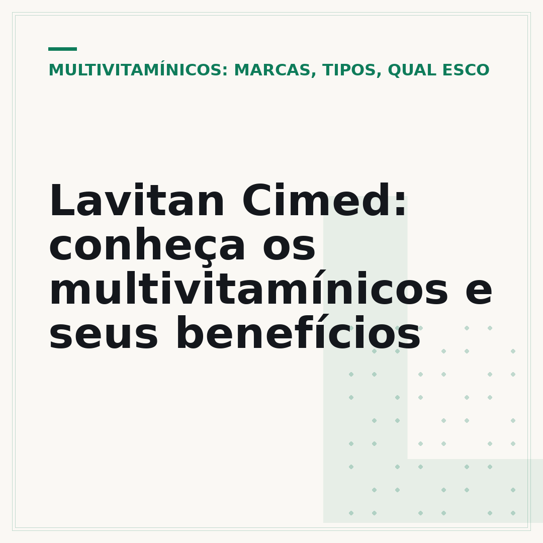 Lavitan Cimed: conheça os multivitamínicos e seus benefícios
