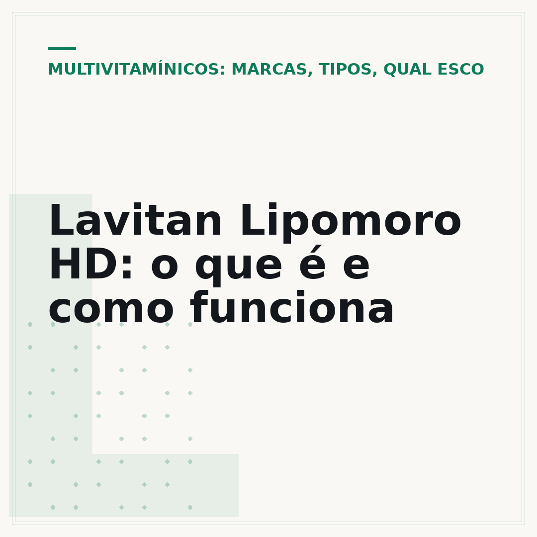Lavitan Lipomoro HD: o que é e como funciona