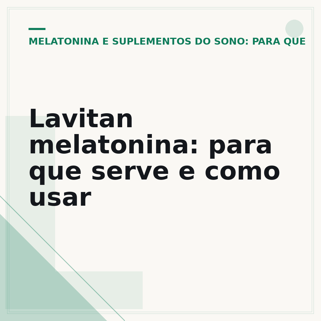 Lavitan melatonina: para que serve e como usar