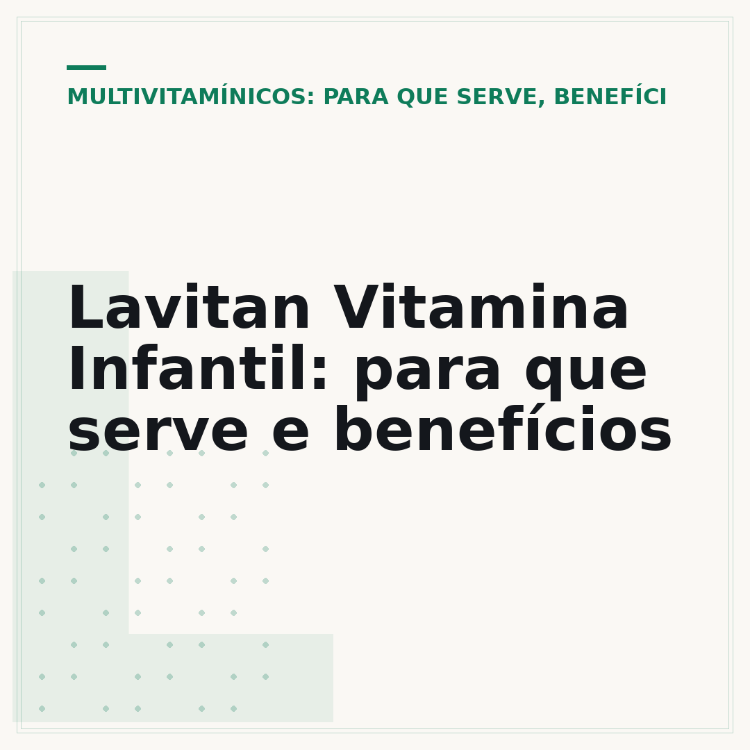 Lavitan Vitamina Infantil: para que serve e benefícios