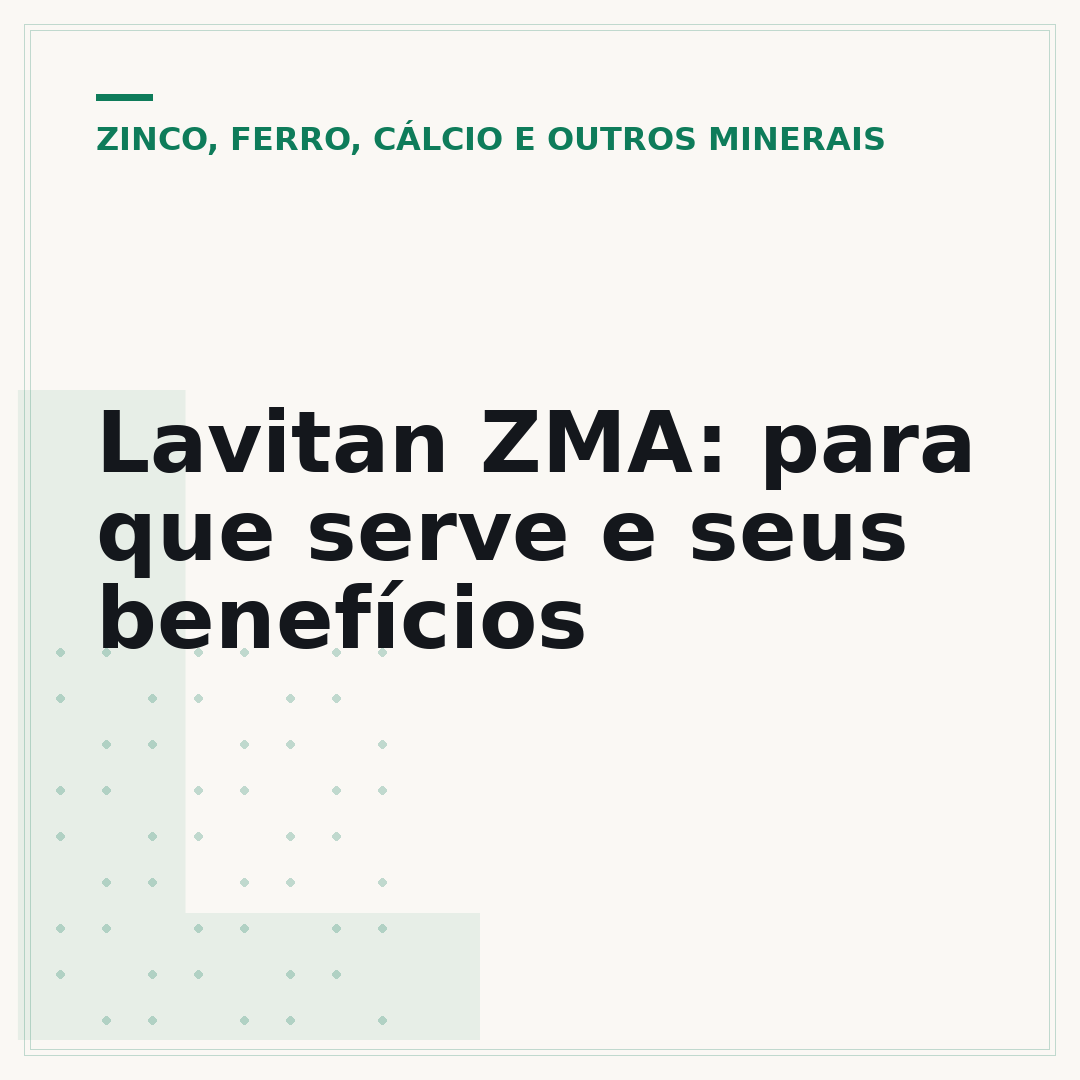 Lavitan ZMA: para que serve e seus benefícios