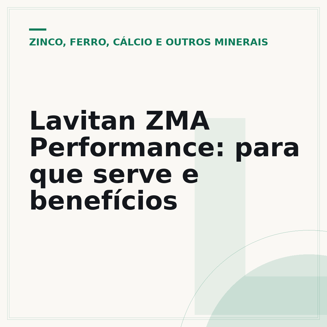 Lavitan ZMA Performance: para que serve e benefícios