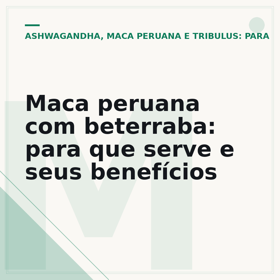 Maca peruana com beterraba: para que serve e seus benefícios