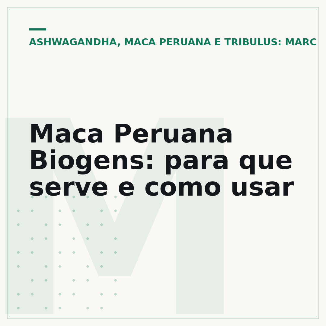 Maca Peruana Biogens: para que serve e como usar