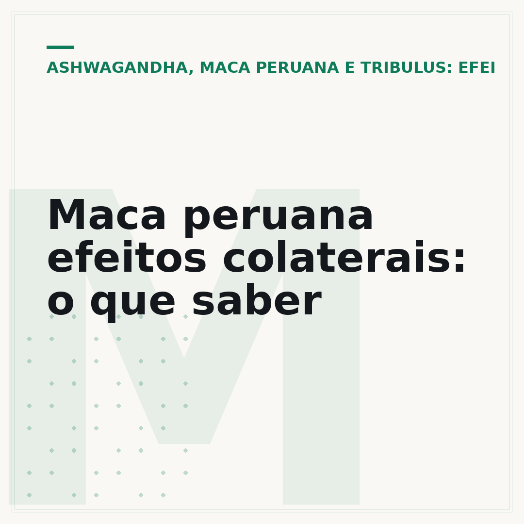 Maca peruana efeitos colaterais: o que saber