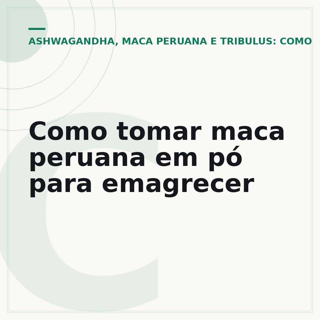 Como tomar maca peruana em pó para emagrecer