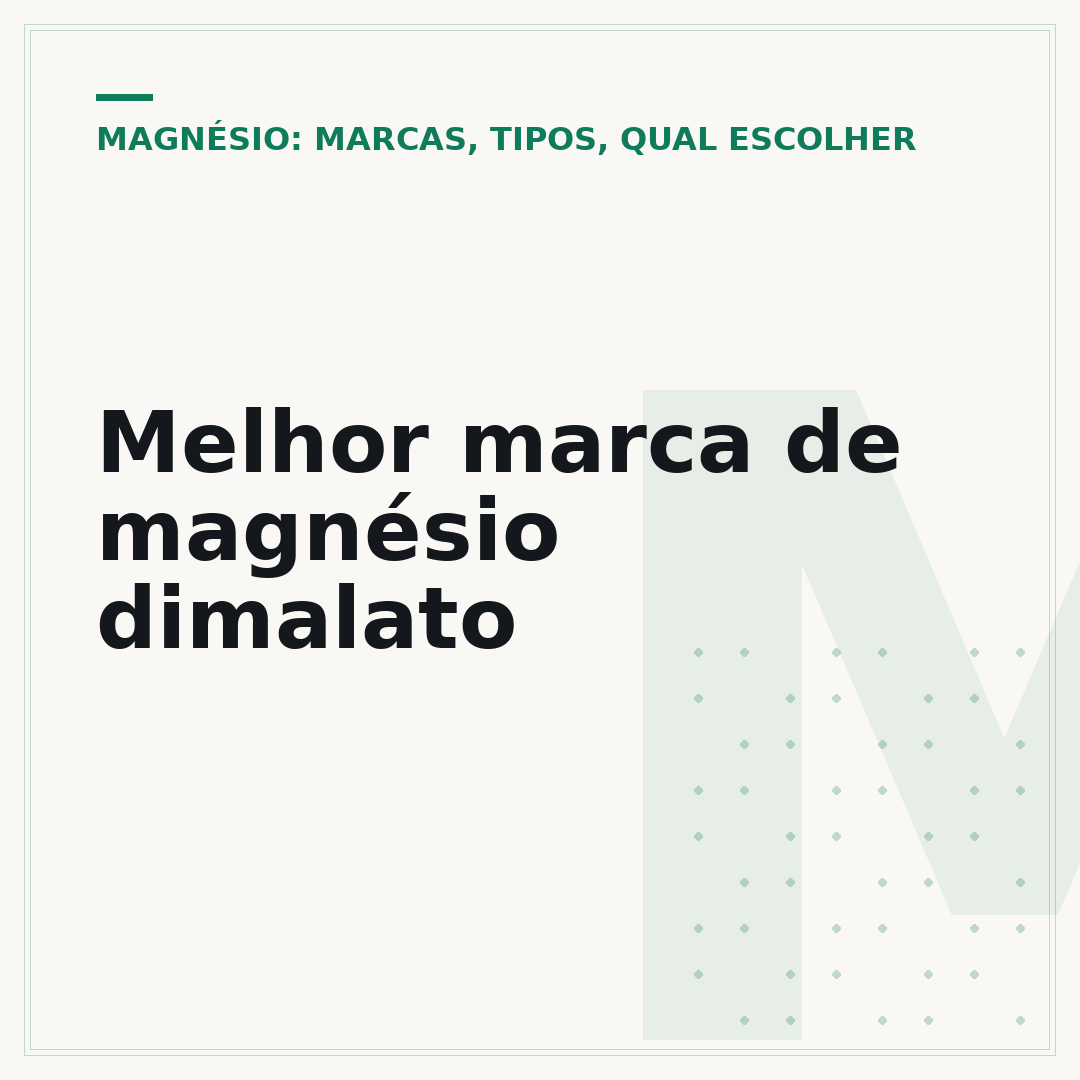 Melhor marca de magnésio dimalato