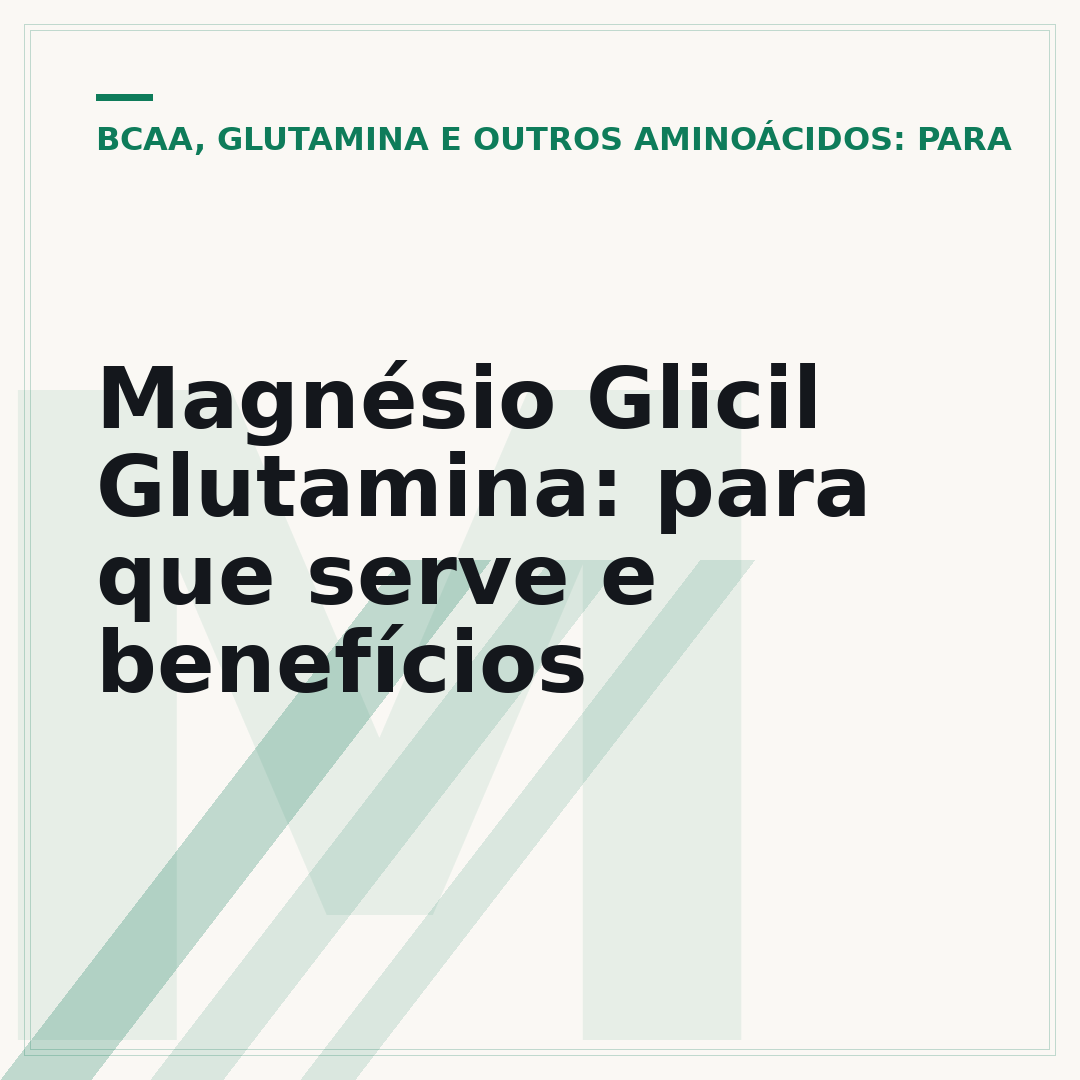 Magnésio Glicil Glutamina: para que serve e benefícios
